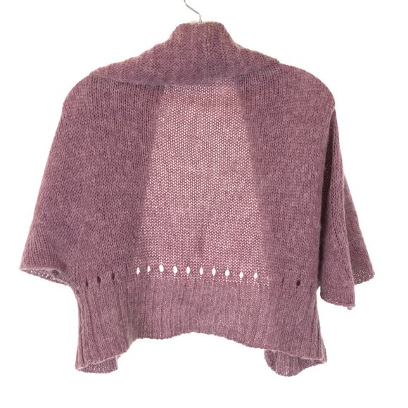 Womens Size Small St. Ambecco Lilac Mohair Wool Blend Open Cardigan Sweater - Picture 4 of 4